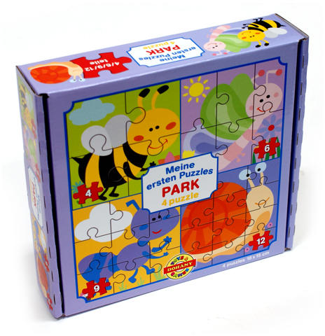Az első puzzle-öm - Kerti apróságok 4 az 1-ben baby puzzle (500/05)