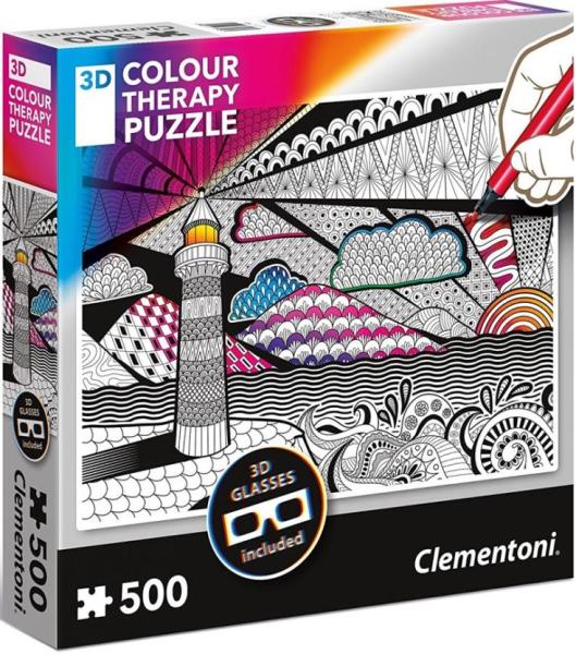 Vásárlás: Clementoni Color Therapy 3D - Világítótorony 500 db-os (35052)  Puzzle árak összehasonlítása, Color Therapy 3 D Világítótorony 500 db os  35052 boltok