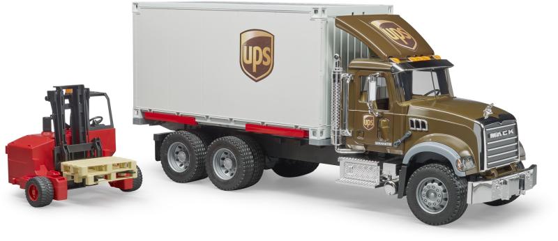 MACK Granite UPS konténeres teherautó villástargoncával (02828)