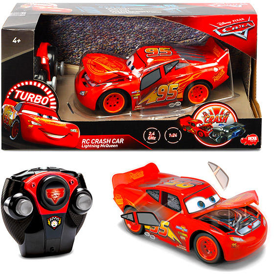 Vásárlás: Dickie Toys Villám McQueen - Őrült összeomlás 1:24 Távirányítós  játék, RC jármű árak összehasonlítása, Villám McQueen Őrült összeomlás 1 24  boltok