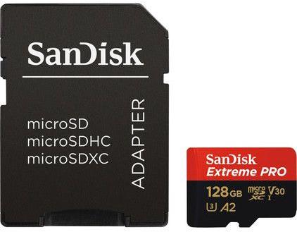 Vásárlás: SanDisk microSDXC Extreme Pro 128GB UHS-I/A2/C10/V30 SDSQXCY-128G-GN6MA/183521,  eladó Memóriakártya, olcsó memory card árak