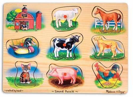 Melissa & Doug MD0268 (8) - Animale de la ferma (Jucării pentru bebelusi) -  Preturi
