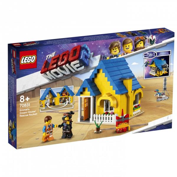 Vásárlás: LEGO® The LEGO Movie - Emmet Álomháza/Mentőrakétája (70831) LEGO  árak összehasonlítása, The LEGO Movie Emmet Álomháza Mentőrakétája 70831  boltok