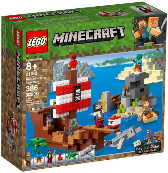 Vásárlás: LEGO® Minecraft® - A kalózhajós kaland (21152) LEGO árak  összehasonlítása, Minecraft A kalózhajós kaland 21152 boltok