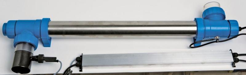 UV-C TECH fertőtlenítő 150 m3 medence méretig 130 W Amalgam