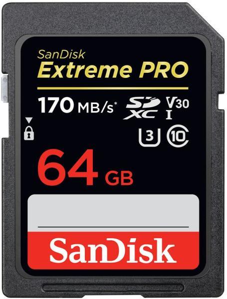 Vásárlás: SanDisk SDXC Extreme Pro 64GB V30/U3/UHS-I  SDSDXXY-064G-GN4IN/183530, eladó Memóriakártya, olcsó memory card árak