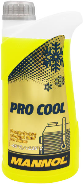 Vásárlás: MANNOL Fagyálló hűtőfolyadék (-40°C / + 135°C) Pro Cool  (motorkerékpárokhoz) Mannol 1, 08 Kg Fagyálló folyadék árak  összehasonlítása, Fagyálló hűtőfolyadék 40 C 135 C Pro Cool  motorkerékpárokhoz Mannol 1 08 Kg boltok