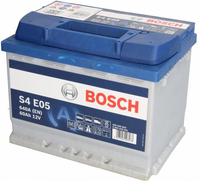 Bosch S4 EFB START STOP 60Ah 640A left+ (0092S4E051) (Acumulator auto) -  Preturi