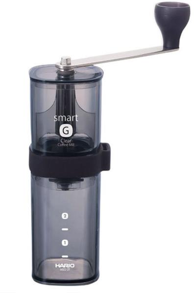 HARIO SMART G transparent black kézi kávédaráló, kávéőrlő HARIO SMART G transparent black kézi kávédaráló, kávéőrlő