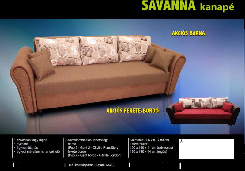 Vásárlás: Savanna Kanapé árak összehasonlítása, Savanna boltok