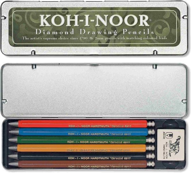 KOH-I-NOOR Set 6 creioane mecanice 2 mm VERSATIL KOH-I-NOOR (Creion mecanic)  - Preturi