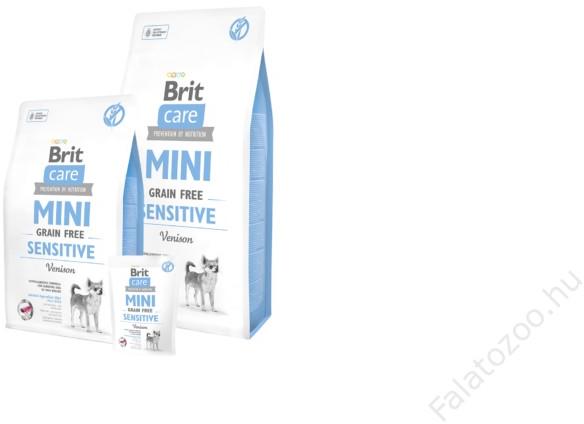 Vásárlás: Brit Care Mini Grain Free Sensitive Venison 2 kg Kutyatáp árak  összehasonlítása, CareMiniGrainFreeSensitiveVenison2kg boltok