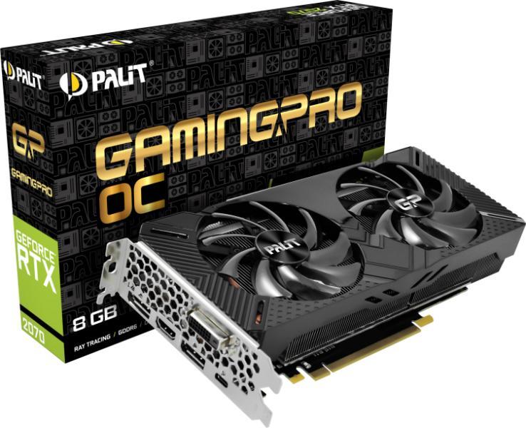 Palit GeForce RTX 2070 GamingPro OC V1 8GB GDDR6 (NE62070T1AP2