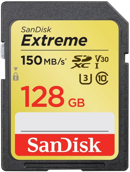 SanDisk SDXC Extreme Card 128GB V30v/UHS-I/U3 SDSDXV5-128G-GNCIN/ 183525 ( Card memorie) - Preturi