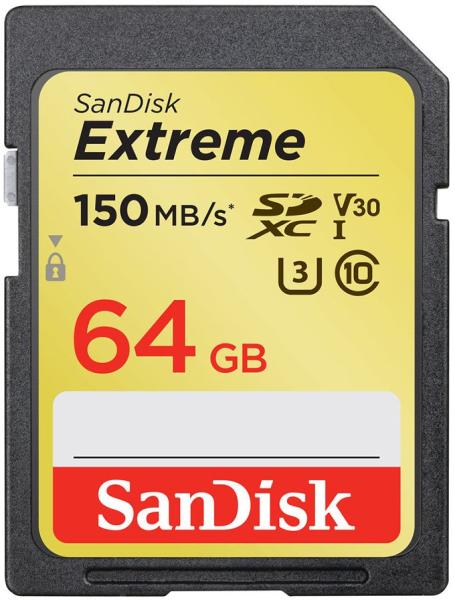 Vásárlás: SanDisk SDXC Extreme Card 64GB V30/UHS-I/U3  SDSDXV6-064G-GNCIN/183524, eladó Memóriakártya, olcsó memory card árak