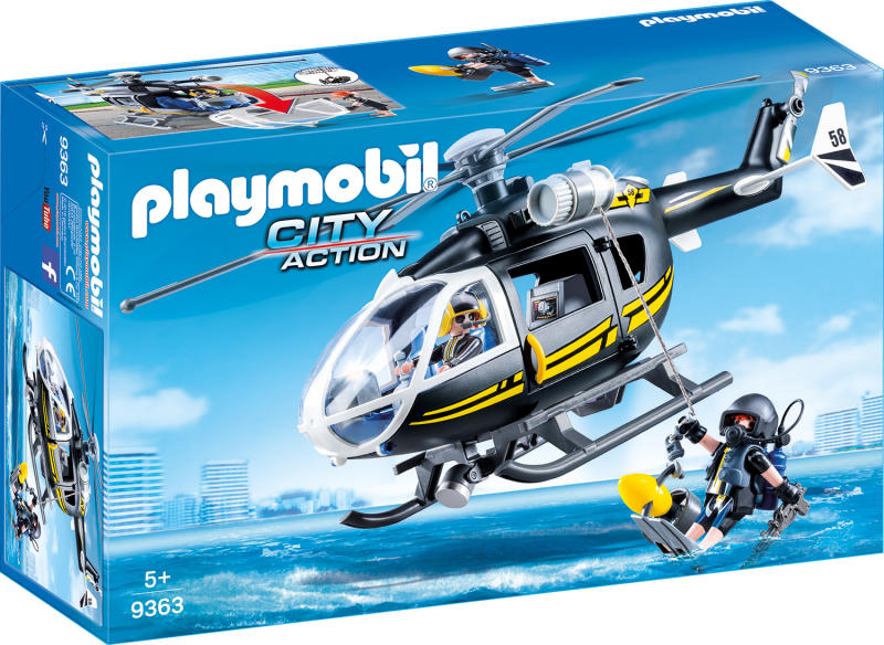 Playmobil Elicopterul echipei SWAT (9363) (Playmobil) - Preturi