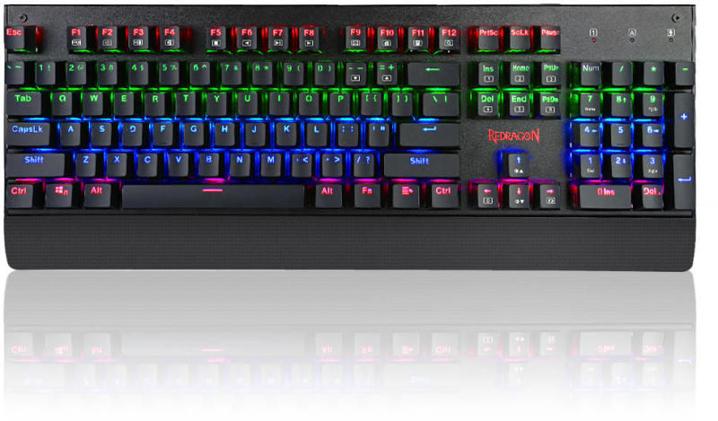 Redragon Kala K557 RGB (K557RGB_BROWN_HU) - Цени, евтини оферти за Клавиатури  Redragon Kala K557 RGB (K557RGB_BROWN_HU)