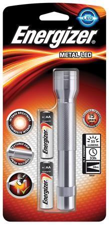 Metal LED Torch 2 x AA