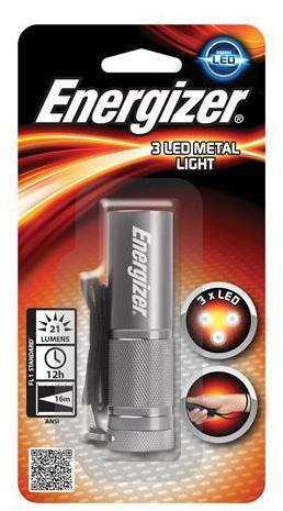 Metal LED 3 x AAA