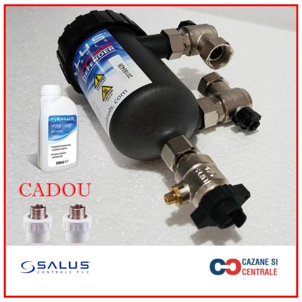 SALUS Filtru anti-magnetită cu robinet ¾'' Salus MD34S, 500ml lichid  inhibitor (MD34S) (Accesorii incalzire) - Preturi