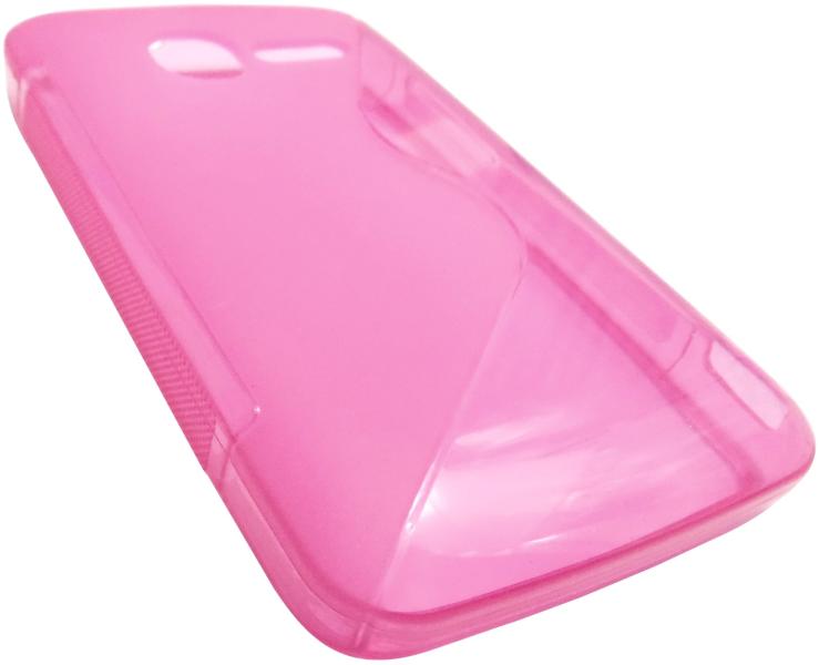 Husa silicon S-line roz pentru Vodafone Smart Mini 875 / Alcatel One Touch  Pixi (OT4007X/Pixi) (Husa telefon mobil) - Preturi