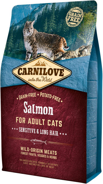 Adult salmon Sensitive Long Hair 2 kg