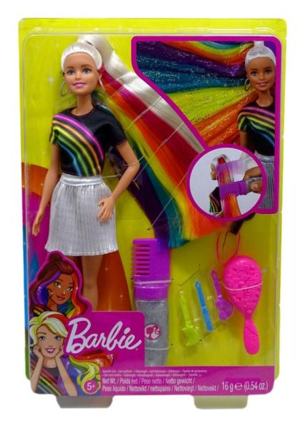Vásárlás: Mattel Barbie szivárvány hajú (FXN96) Barbie baba árak  összehasonlítása, Barbie szivárvány hajú FXN 96 boltok