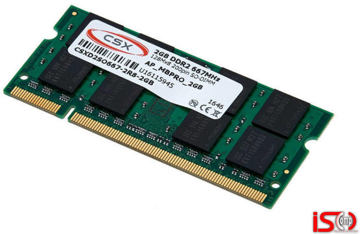 CSX 2GB DDR2 667MHz CSXD2SO667-2R8-2GB memória modul vásárlás, olcsó  Memória modul árak, memoria modul boltok