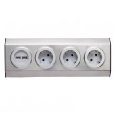 3 Plug + 2 USB (KNV 03/USB)
