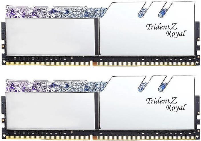 メモリ・RAM Trident Z Royal Silver F4-3200C16D-32GTRS (DDR4-3200 16GB×2)  メモリー
