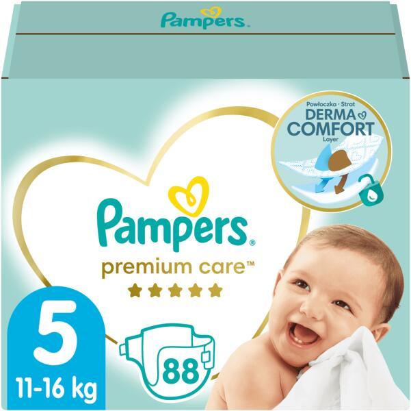 Vásárlás: Pampers Premium Care 5 (11-16kg) 88db Pelenka árak  összehasonlítása, Premium Care 5 11 16 kg 88 db boltok
