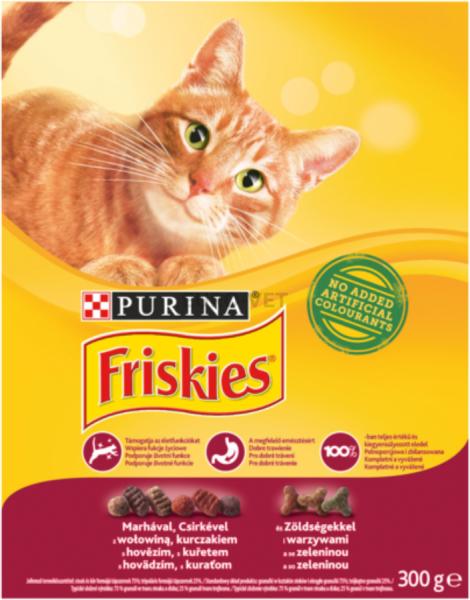 Dry Cat beef, chicken & vegetables 300 g