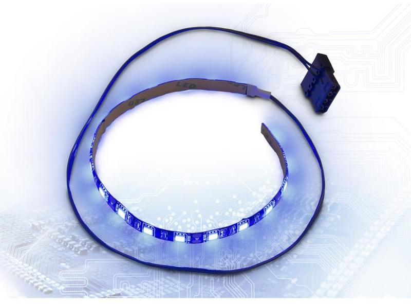 Inter-Tech Banda LED Inter-Tech albastra 30cm Molex (88885448) - sogest (Banda  LED) - Preturi