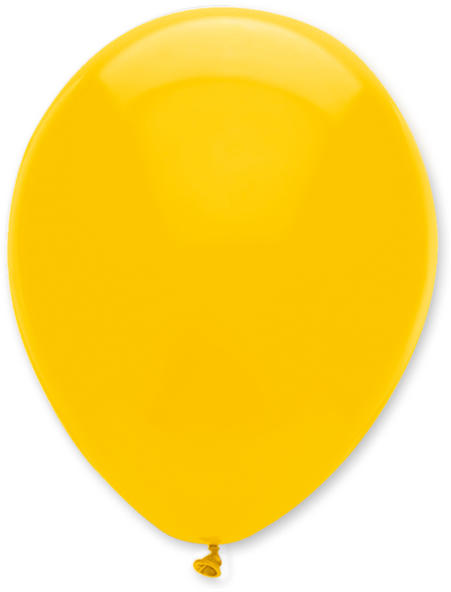 Lufi, latex, d30 50 db, Sárga (G-104)