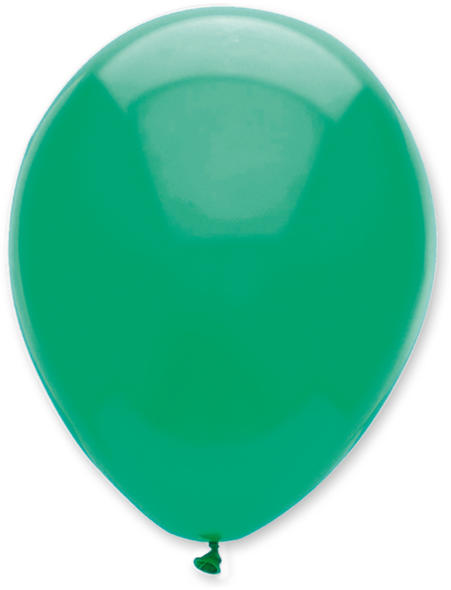 Lufi, latex, d30 50 db, smaragd zöld (G125)
