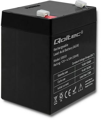 Vásárlás: Qoltec 53033 12V/4, 5Ah UPS Akkumulátor - Fekete (53033)  Szünetmentes tápegység akkumulátor árak összehasonlítása, 53033 12 V 4 5 Ah  UPS Akkumulátor Fekete 53033 boltok