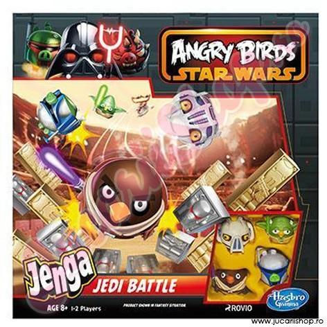 Hasbro Jenga Jedi Angry Birds Star Wars (4803) (Joc de societate) - Preturi