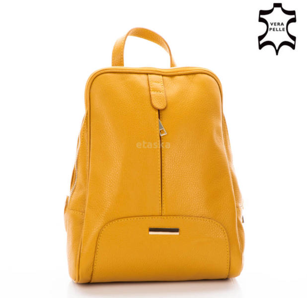Vásárlás: Lewitzky Valódi bőr női hátizsák sárga színben (NT_321_Yellow)  Női táska árak összehasonlítása, Valódi bőr női hátizsák sárga színben NT  321 Yellow boltok