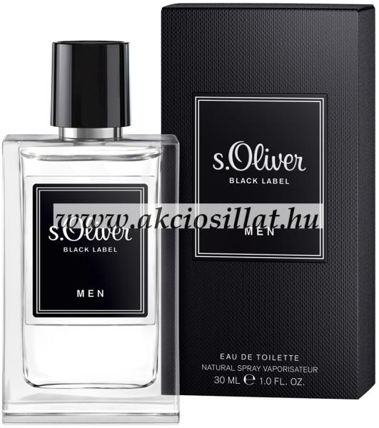 s.Oliver Black Label Men EDT 30ml parfüm vásárlás, olcsó s.Oliver Black  Label Men EDT 30ml parfüm árak, akciók