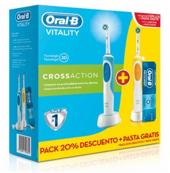 Oral-B Duo Vitality Cross Action elektromos fogkefe vásárlás, olcsó Oral-B  Duo Vitality Cross Action elektromos fogkefe árak, akciók