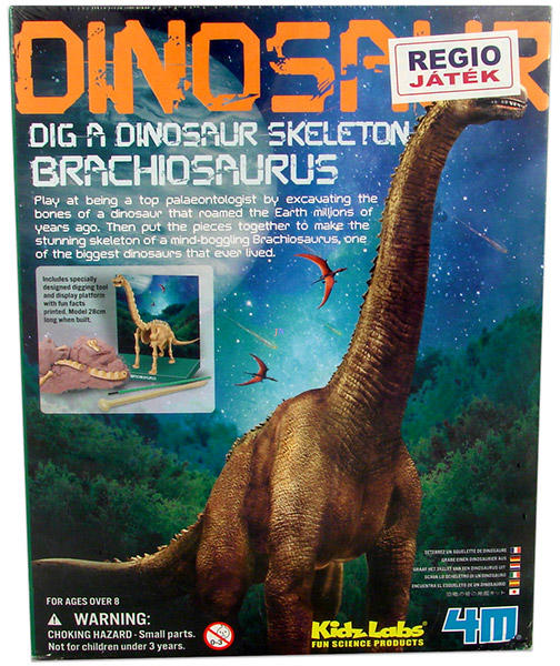Vásárlás: 4M Dinoszaurusz csontváz régészeti játék - Brachiosaurus (41221)  Tudományos és ismeretterjesztő játék árak összehasonlítása, Dinoszaurusz  csontváz régészeti játék Brachiosaurus 41221 boltok