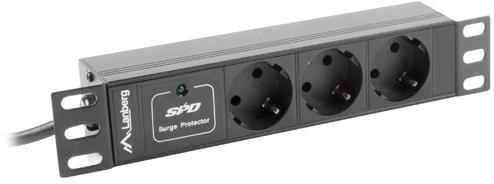3 Plug 2 m 14A (PDU-03F-0200-IEC-BK)