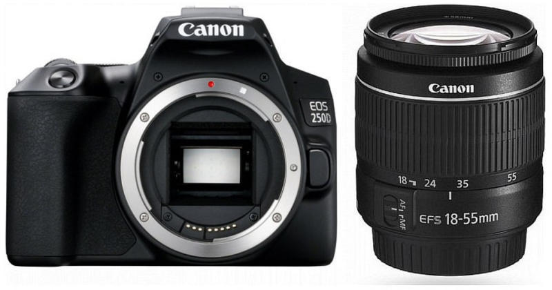 EOS 250D + 18-55mm III (3454C003AA)
