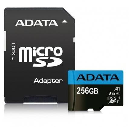 ADATA MicroSDXC 256GB C10/UHS-I AUSDX256GUICL10A1-RA1 (Card memorie) -  Preturi