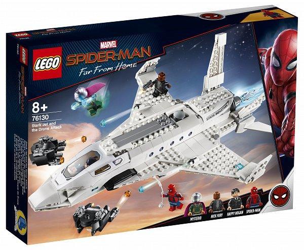 Vásárlás: LEGO® Marvel Spider-Man Far from Home - A Stark jet és a  dróntámadás (76130) LEGO árak összehasonlítása, Marvel Spider Man Far from  Home A Stark jet és a dróntámadás 76130 boltok