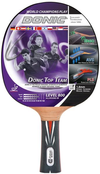 DONIC Хилка за тенис на маса DONIC Top Team 800 Хилка за тенис на маса  Цени, оферти и мнения, списък с магазини, евтино DONIC Хилка за тенис на  маса DONIC Top Team