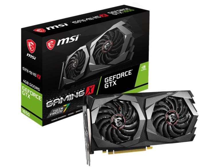 MSI GeForce GTX 1650 4GB GDDR5 (GTX 1650 GAMING X 4G) Placa video