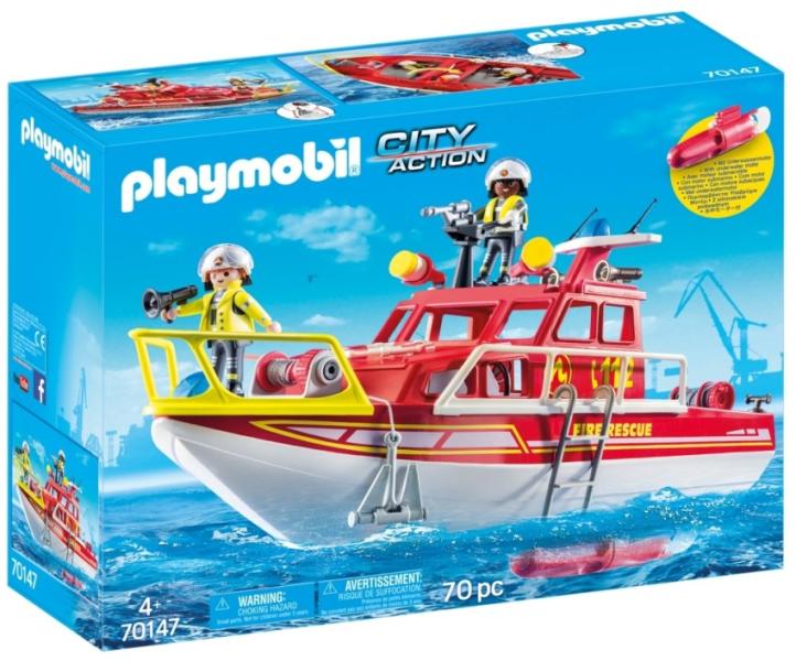 Vásárlás: Playmobil Tűzoltóhajó (70147) Playmobil árak összehasonlítása,  Tűzoltóhajó 70147 boltok