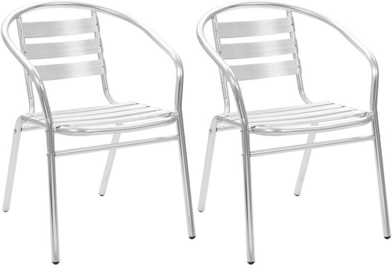 Vásárlás: vidaXL Rakásolható alumínium szék, 2db (44791) Kerti szék árak  összehasonlítása, Rakásolható alumínium szék 2 db 44791 boltok