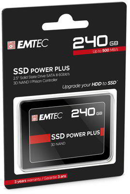 Vásárlás: EMTEC Power Plus 240GB SATA3 ECSSD240GX150 Belső SSD meghajtó  árak összehasonlítása, Power Plus 240 GB SATA 3 ECSSD 240 GX 150 boltok